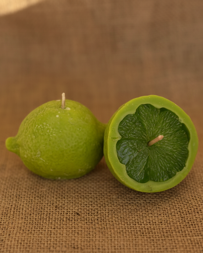 Lime Shaped Scented Candle