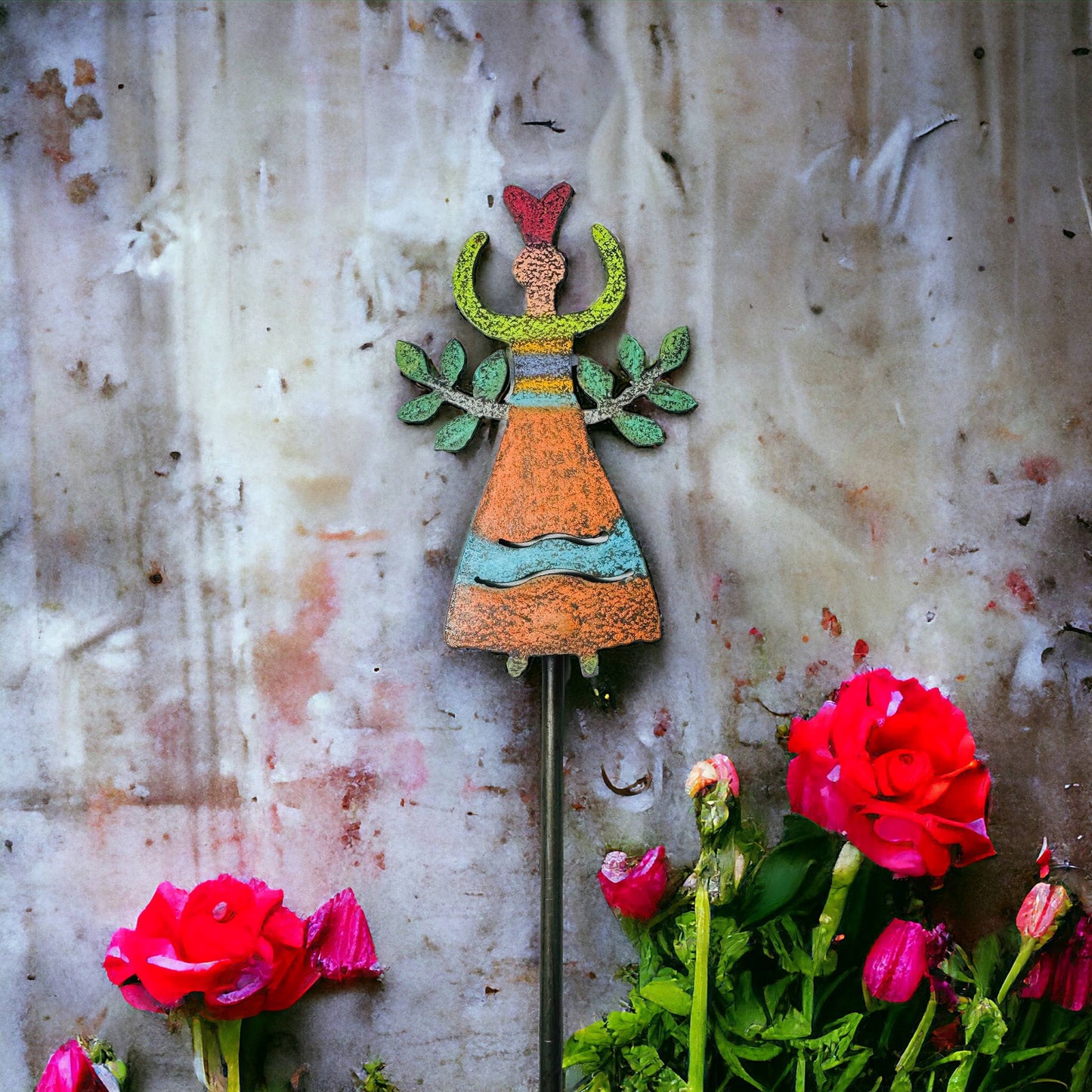 Angel plant stake houseplant garden stake lawn stake Shimmer
