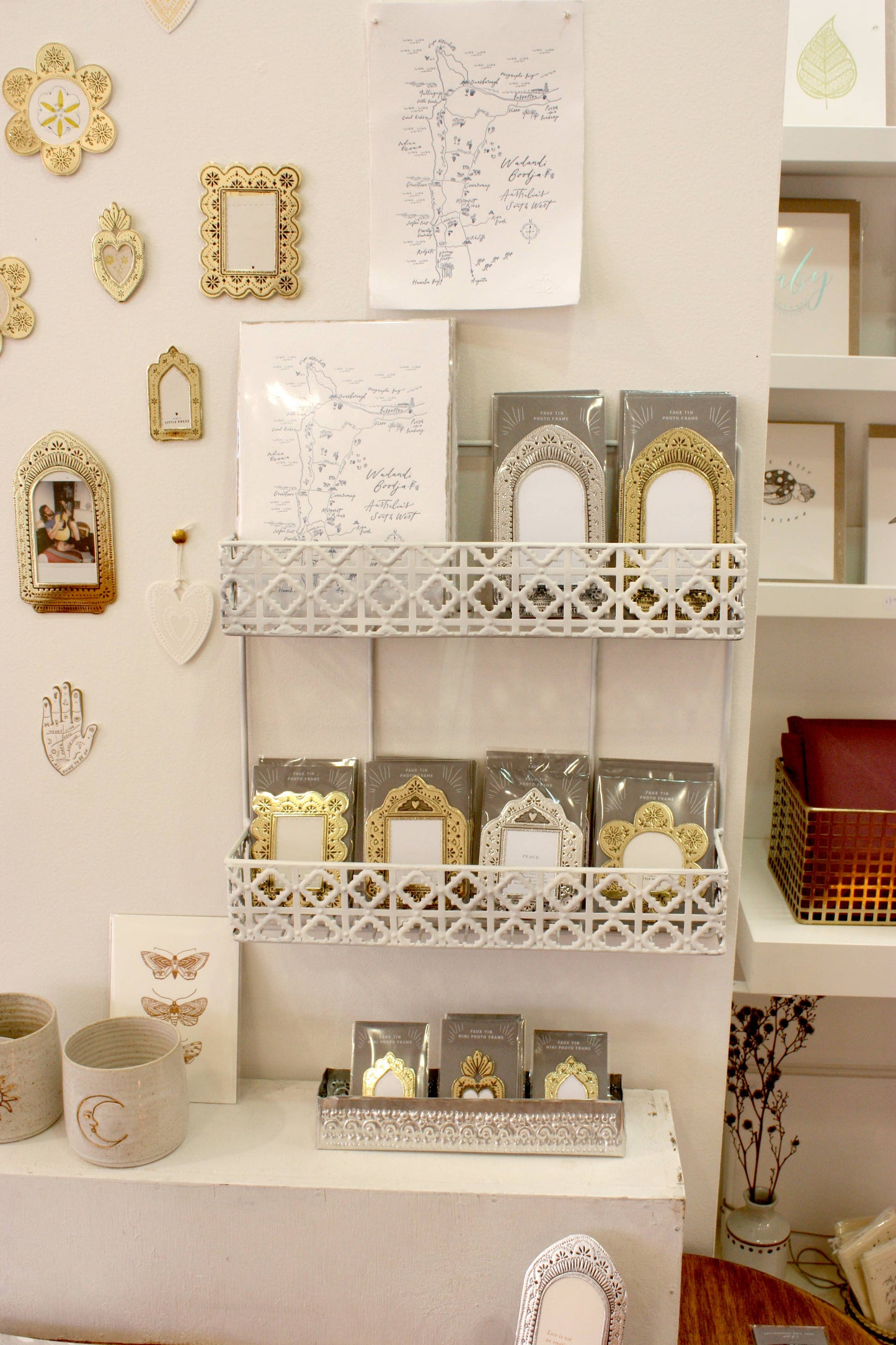 Small Gold Faux Tin Frame - gonepottynz