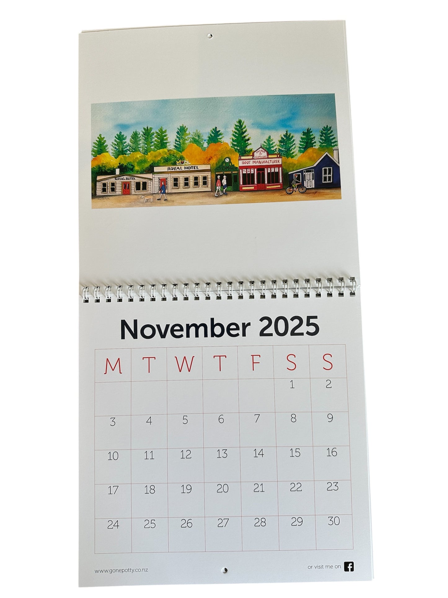 2025 Bridget Paape Calendar - gonepottynz