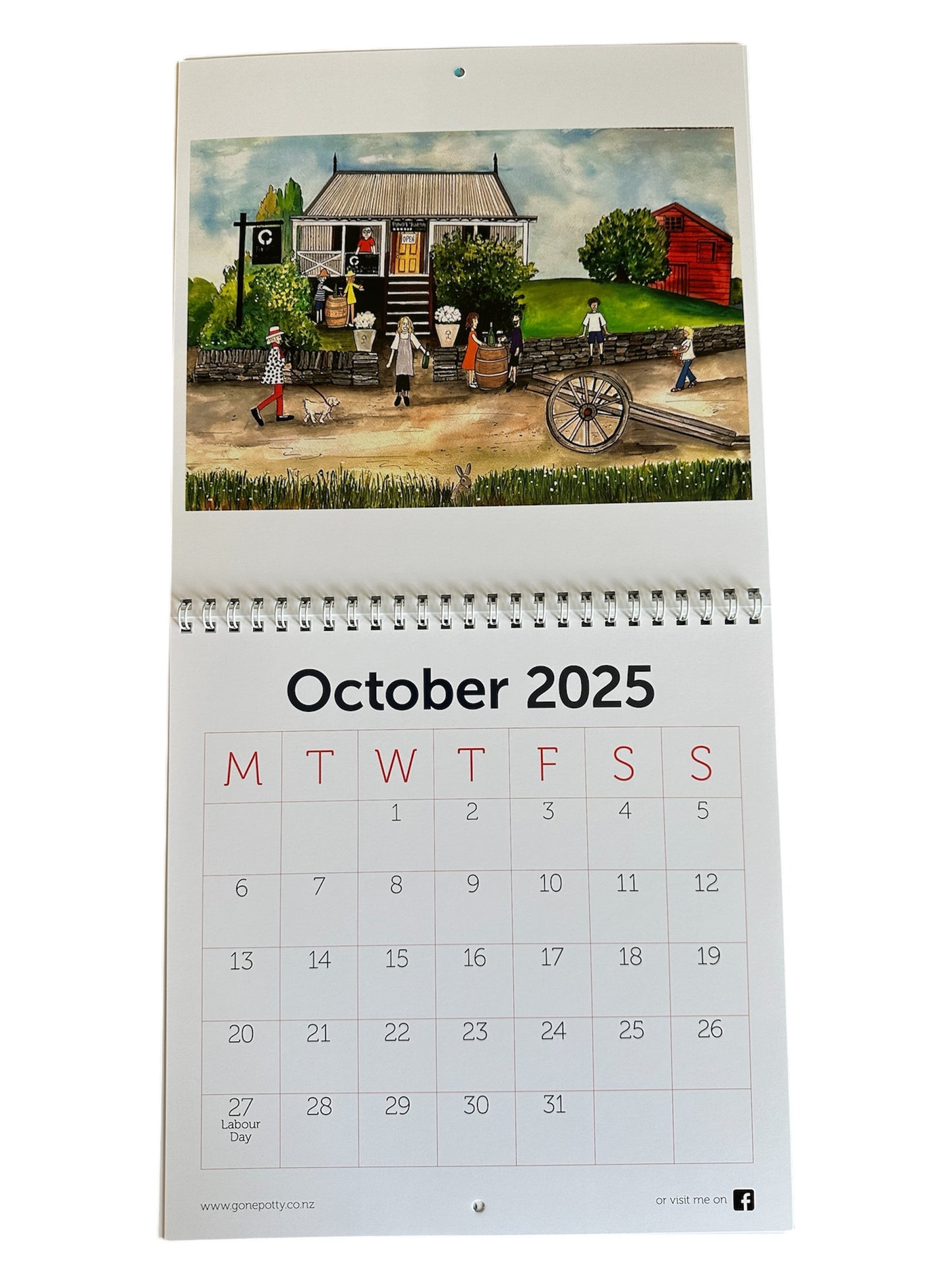 2025 Bridget Paape Calendar - gonepottynz