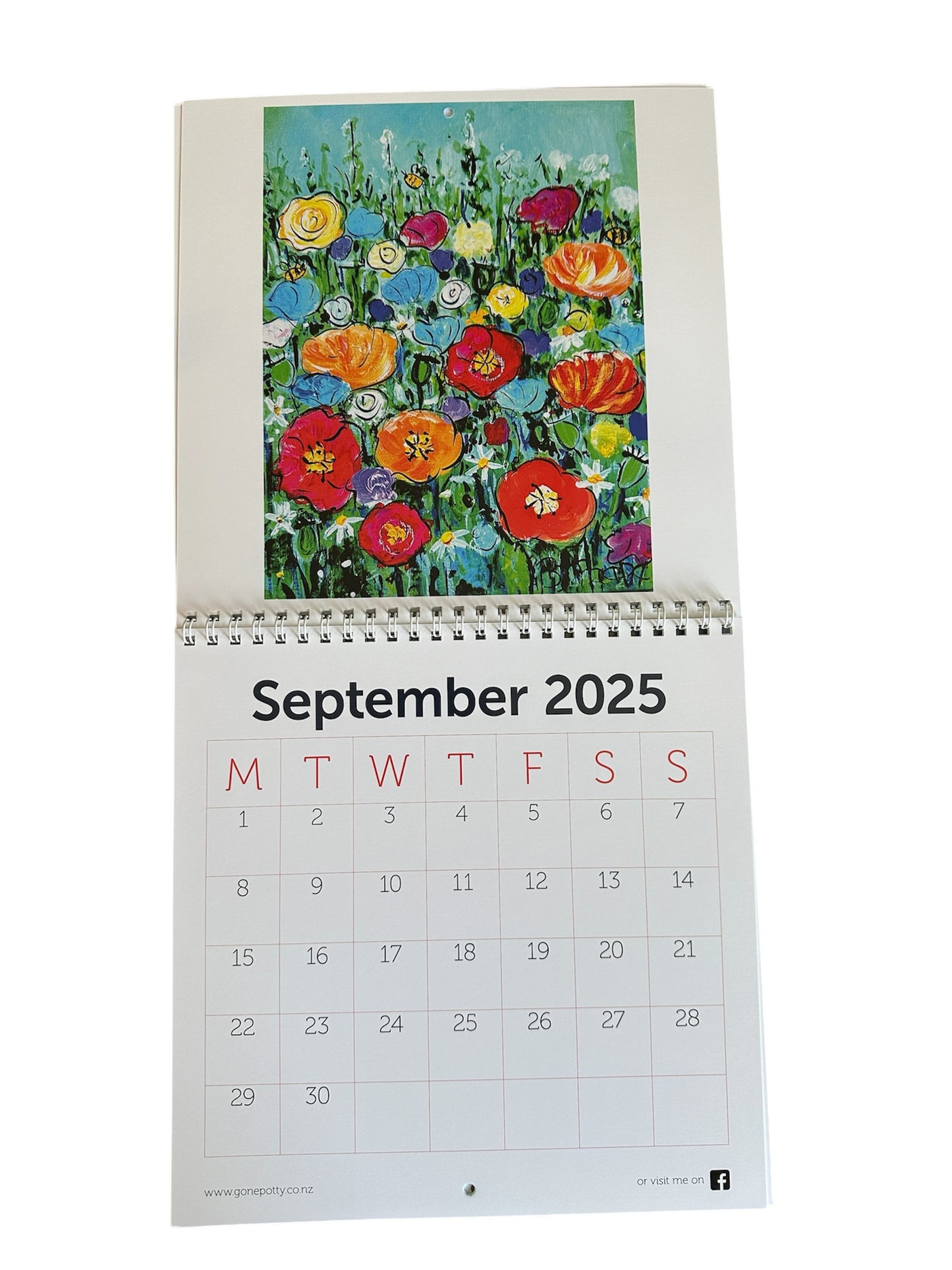 2025 Bridget Paape Calendar - gonepottynz