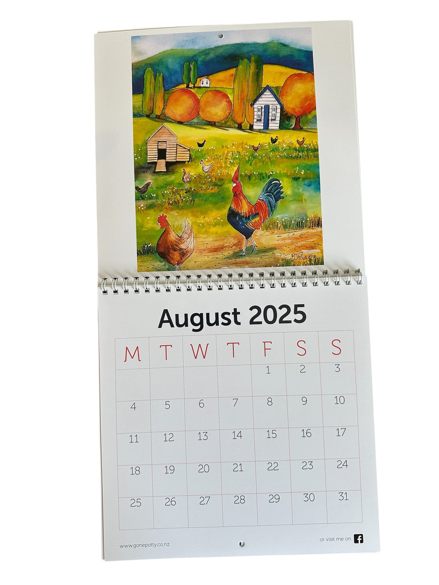 2025 Bridget Paape Calendar - gonepottynz