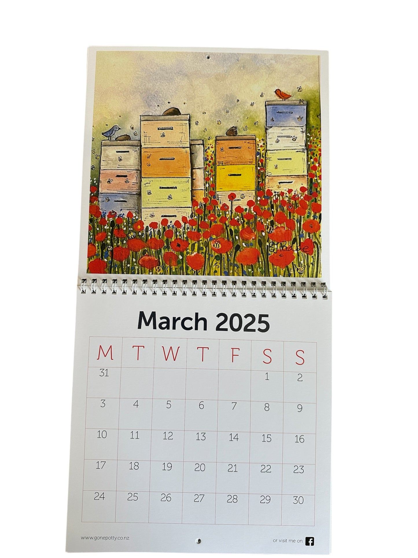 2025 Bridget Paape Calendar - gonepottynz