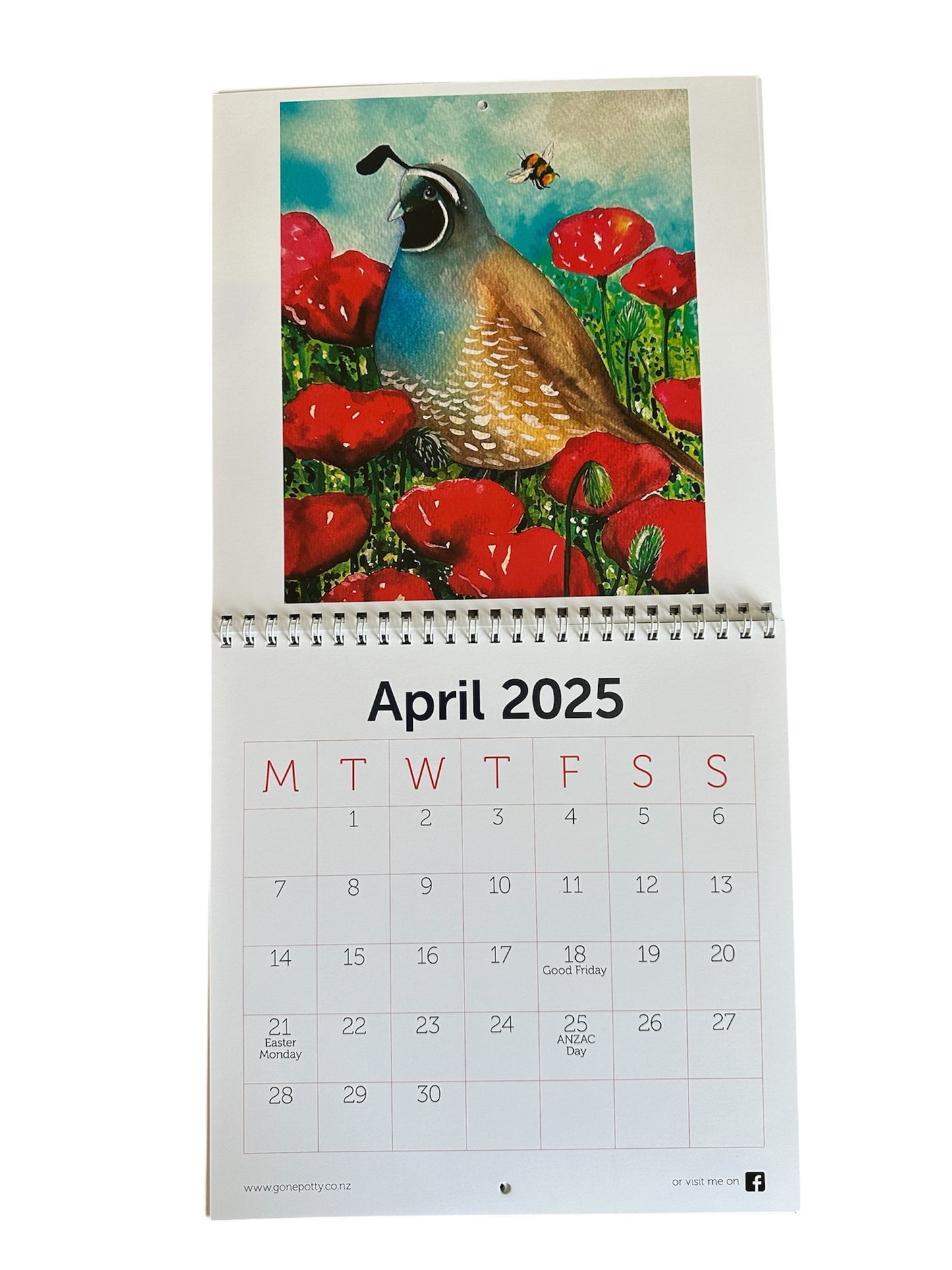 2025 Bridget Paape Calendar - gonepottynz