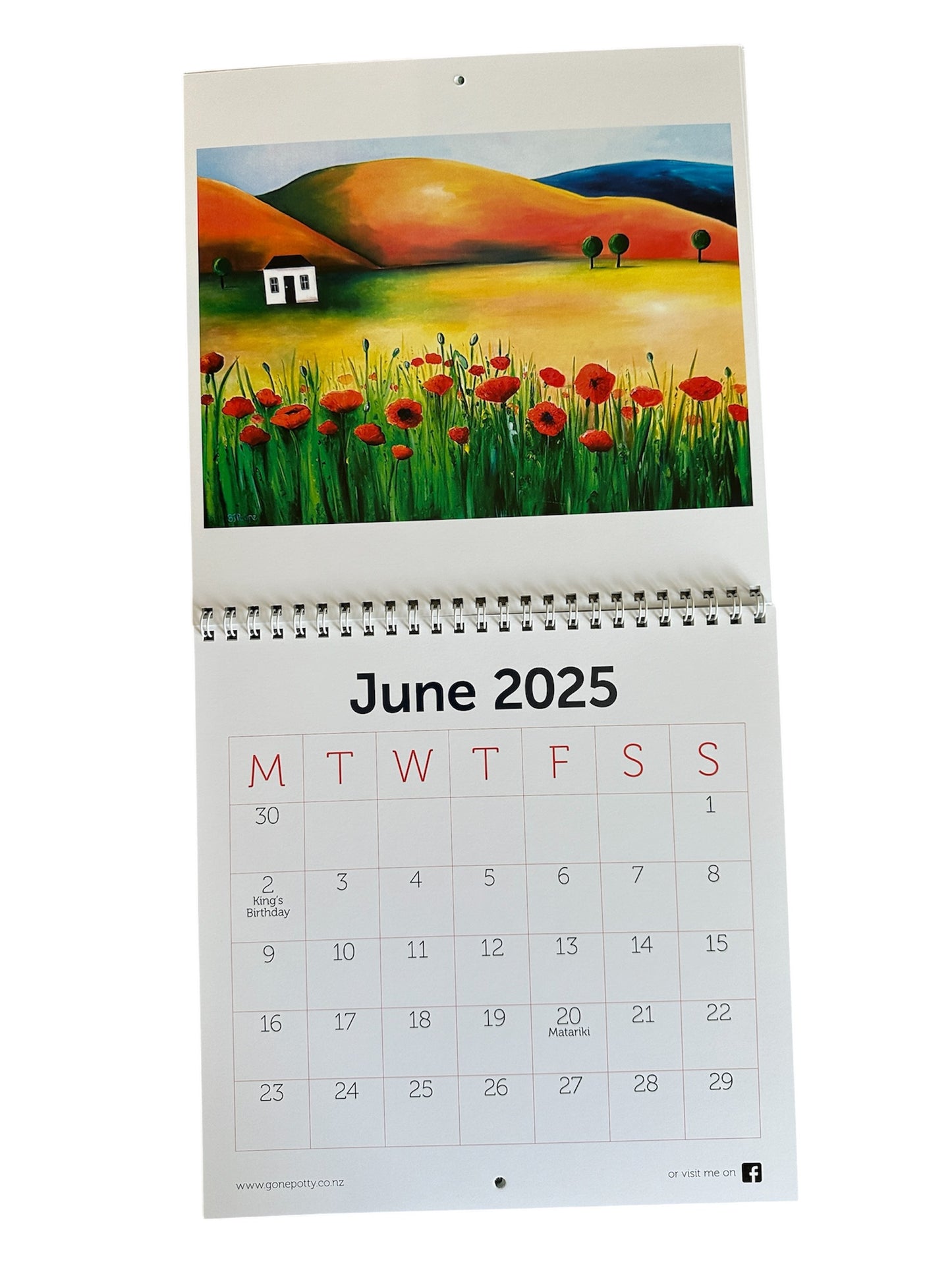 2025 Bridget Paape Calendar - gonepottynz