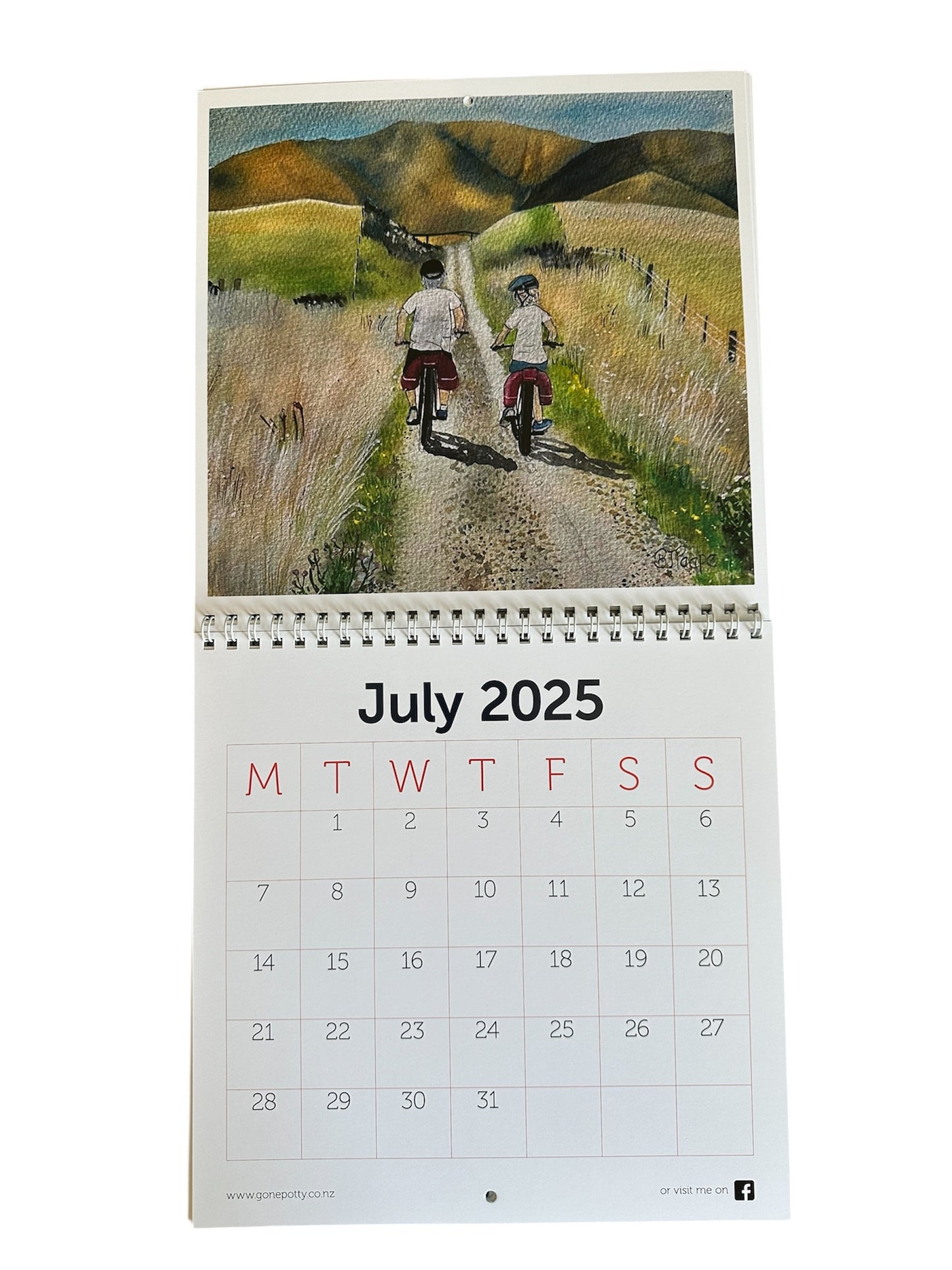 2025 Bridget Paape Calendar - gonepottynz
