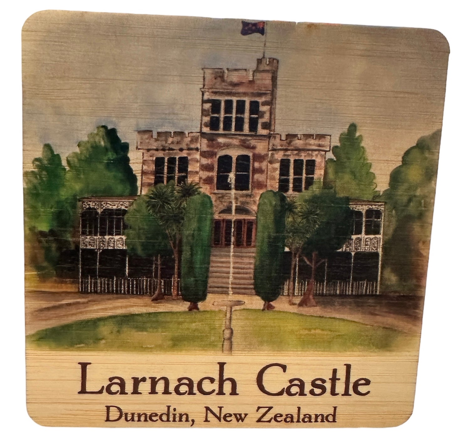 bamboo Coaster | Larnach Castle | Bridget Paape - gonepottynz