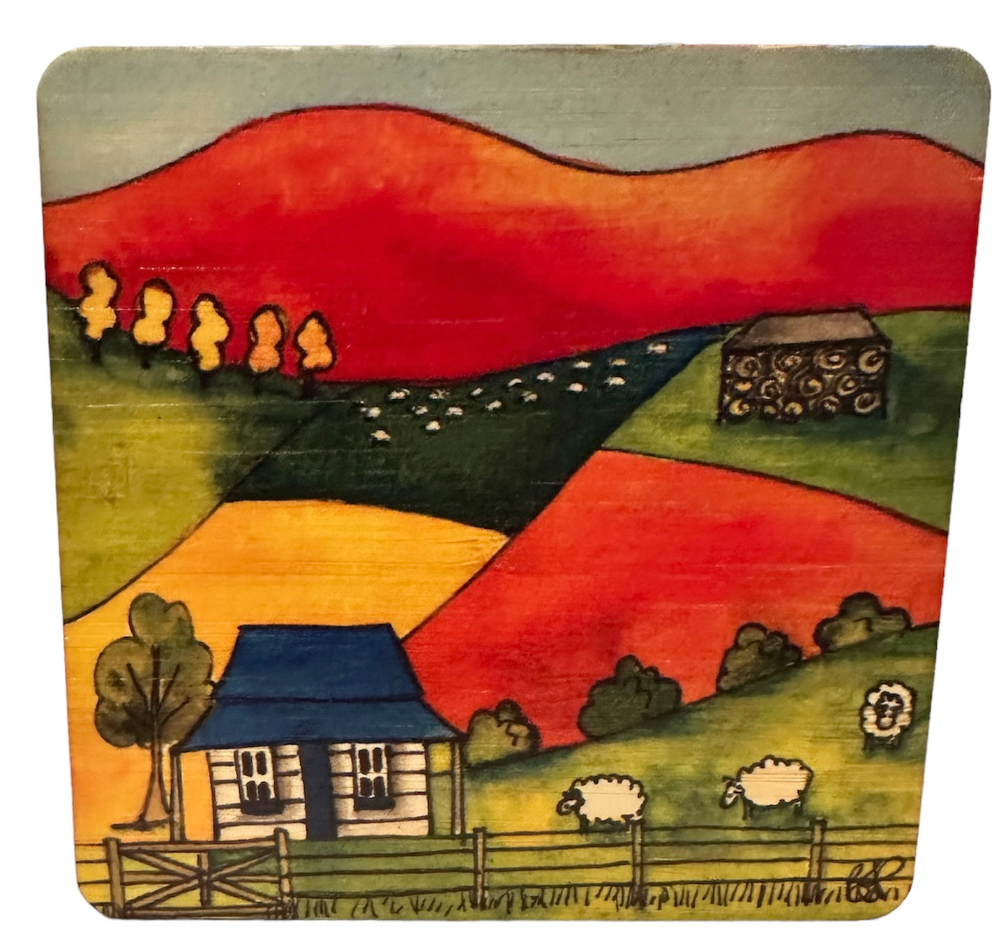 Bamboo Coaster | Southland | Bridget Paape - gonepottynz