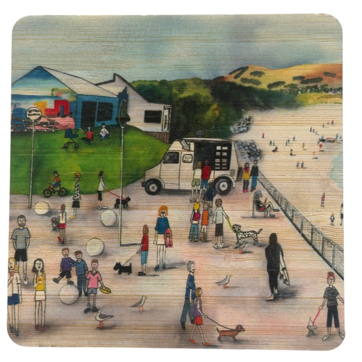 Bamboo Coaster | St Clair Beach | Bridget Paape