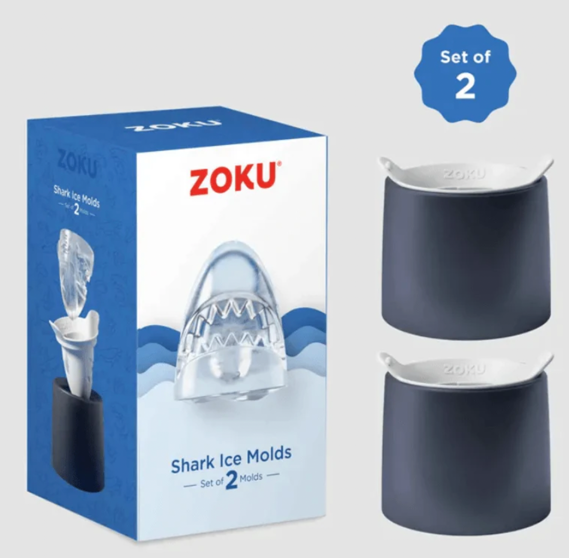 Shark Mold set of 2 - gonepottynz