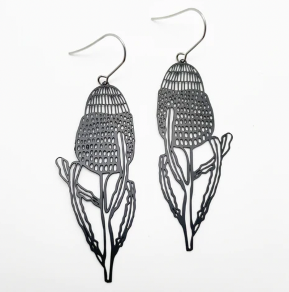 Banksias earrings - gonepottynz
