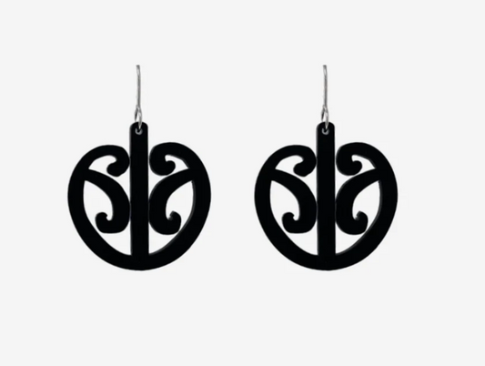 Earrings - Mangopare black - gonepottynz