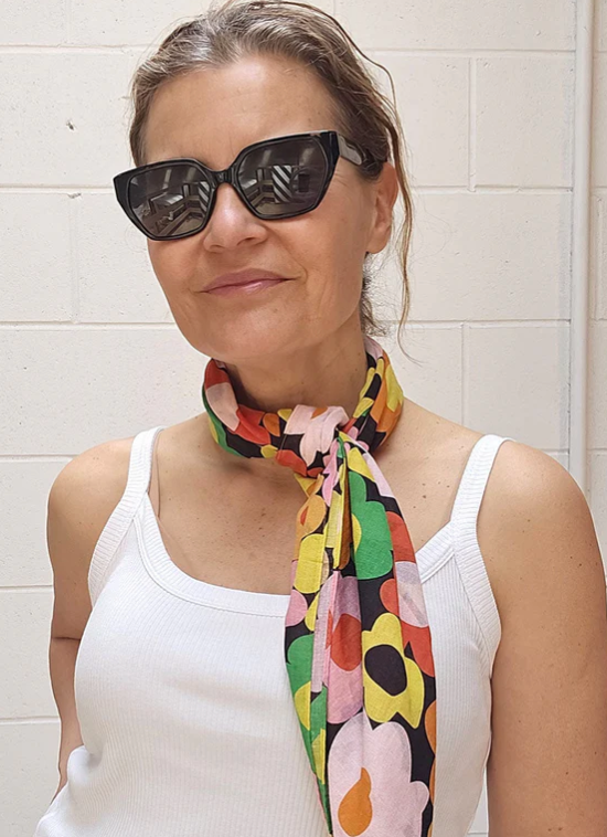 Flower Pop Lightweight Infinity scarf