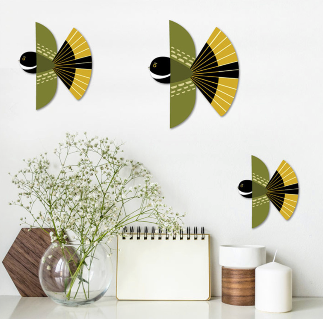 Fantail set of 3