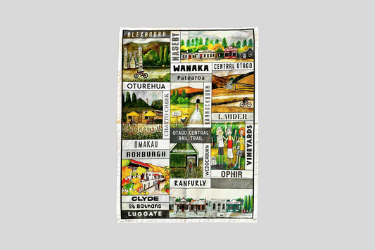 Central Otago Tea towel - gonepottynz