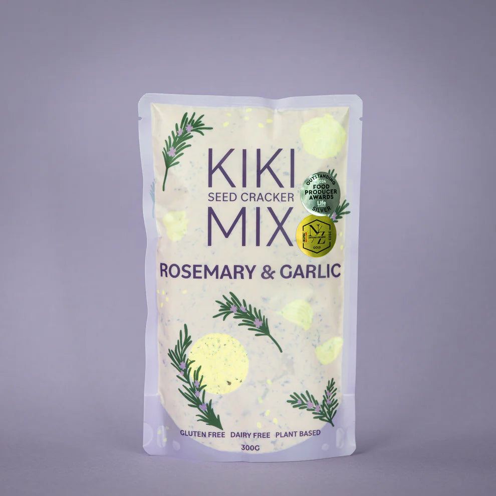 Rosemary & Garlic Seed Cracker Mix - gonepottynz