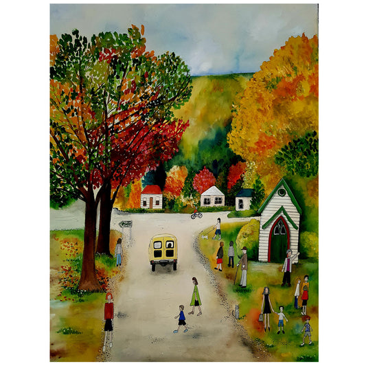 Sunday in Arrowtown - Art Print - gonepottynz