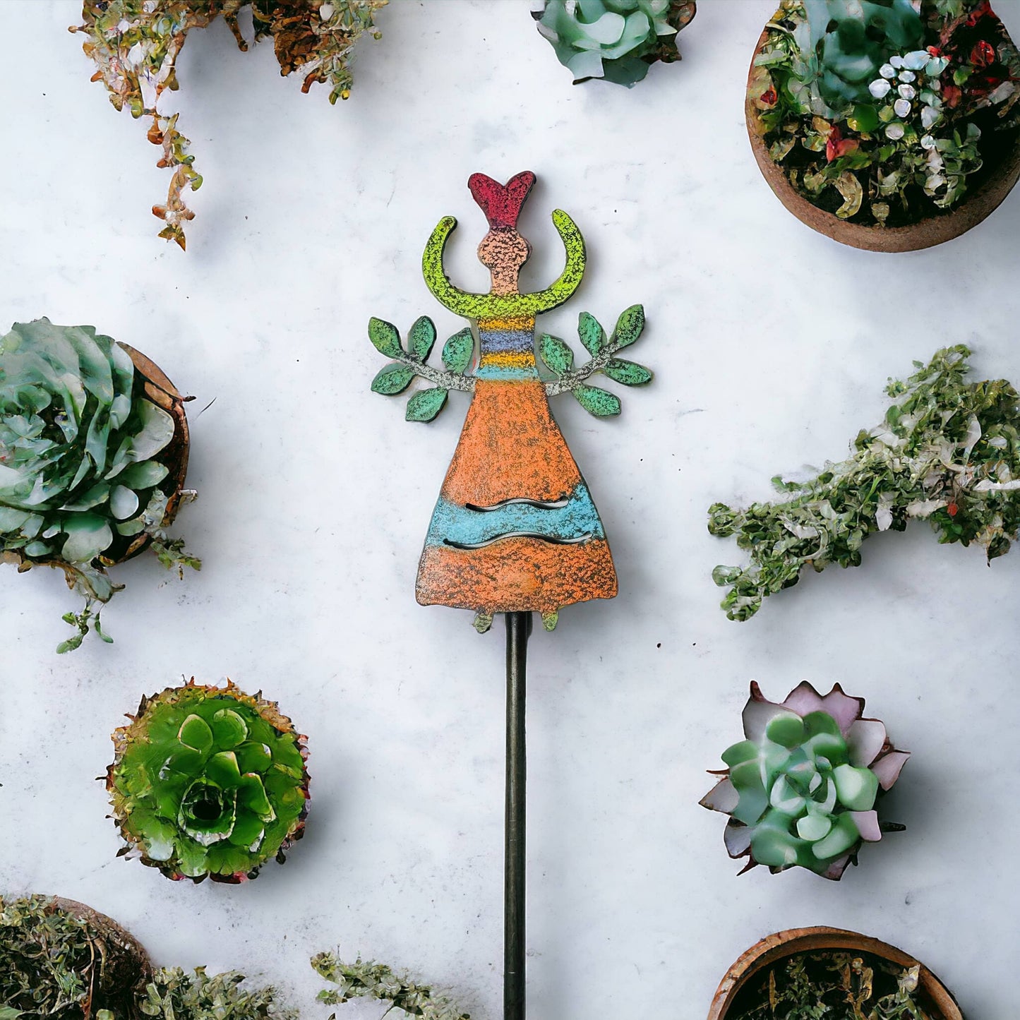 Angel plant stake houseplant garden stake lawn stake Shimmer