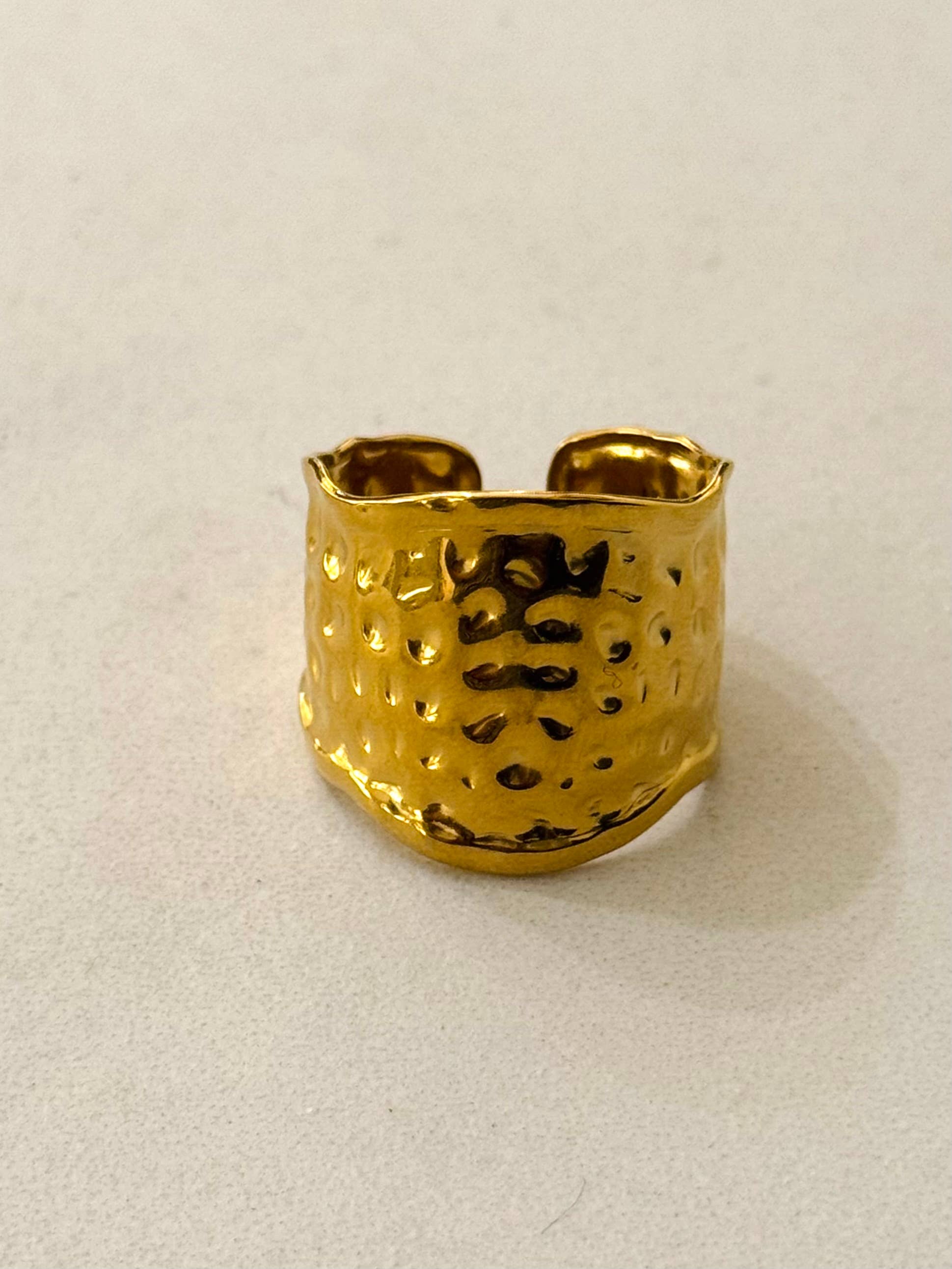 Rayo Stainless Steel Adjustable Ring - gonepottynz