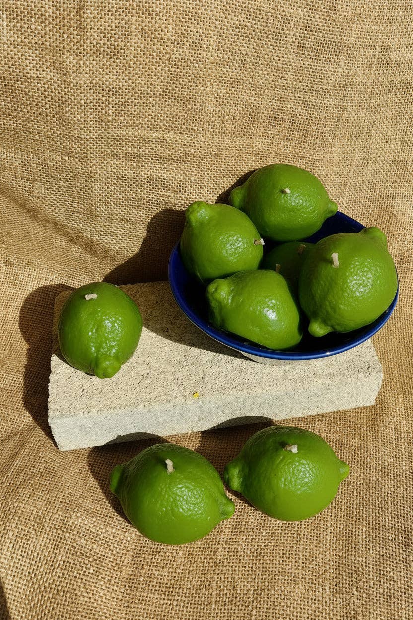 Lime Shaped Scented Candle
