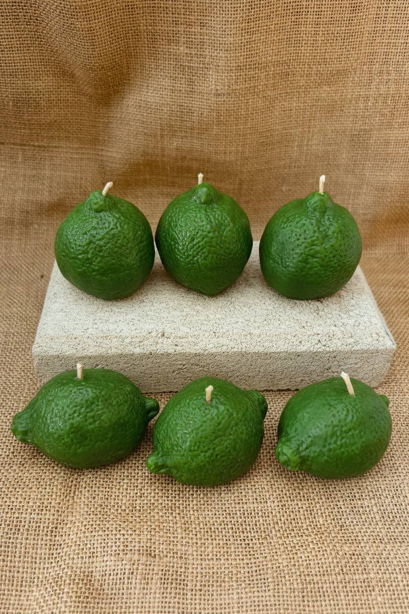 Lime Shaped Scented Candle