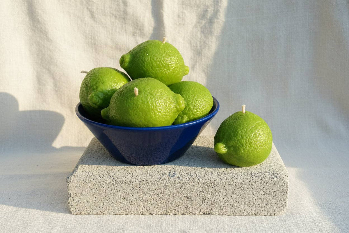 Lime Shaped Scented Candle