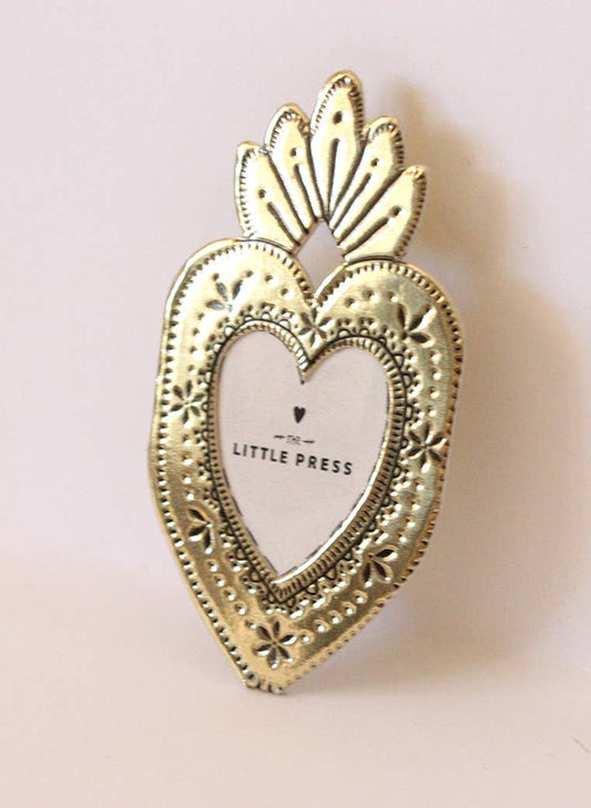 Mini Heart Frame - gold - gonepottynz