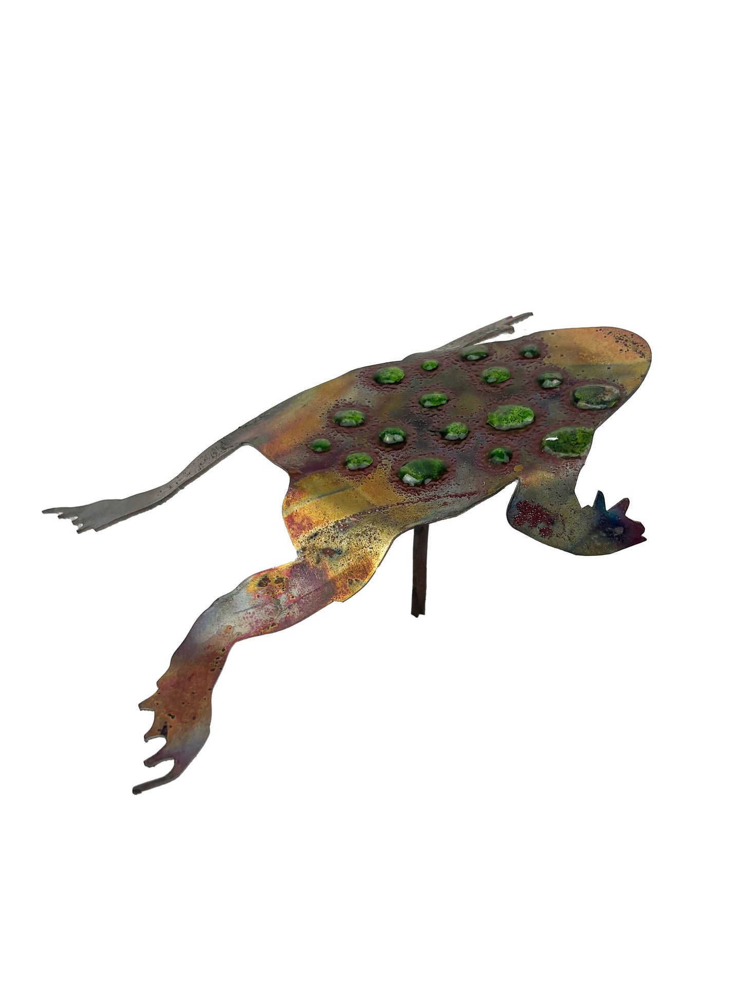 Copper Enamel Frogs