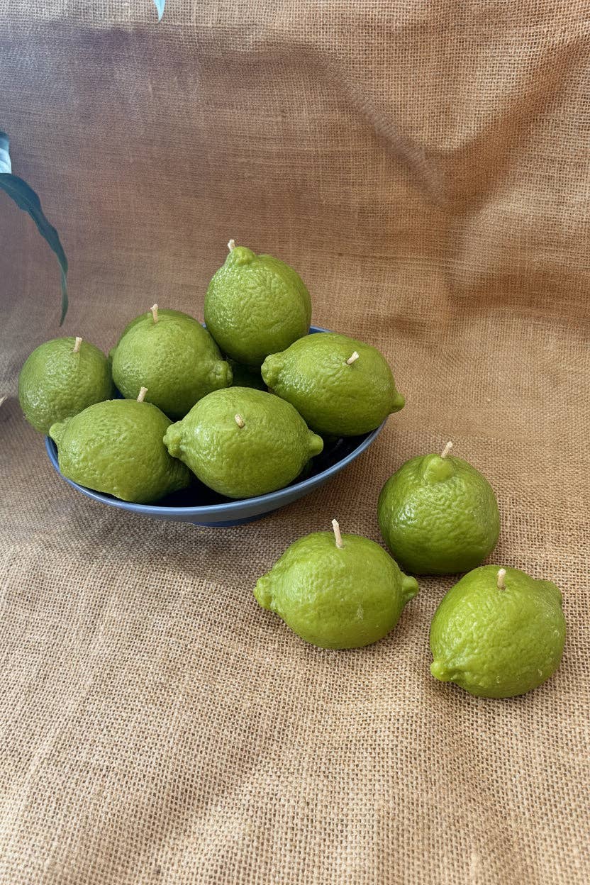 Lime Shaped Scented Candle