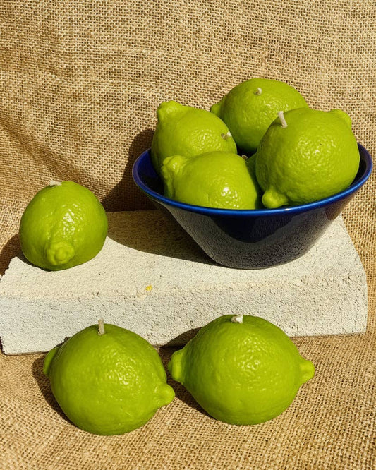 Lime Shaped Scented Candle