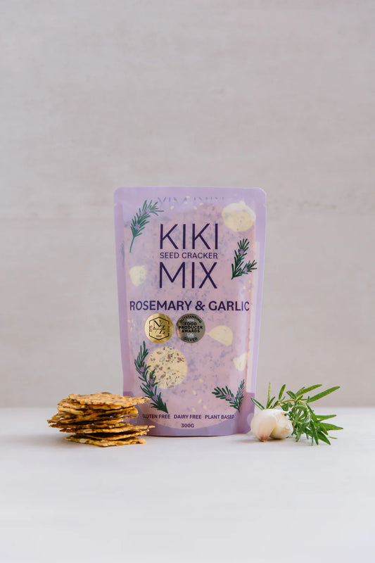 Rosemary & Garlic Seed Cracker Mix - gonepottynz