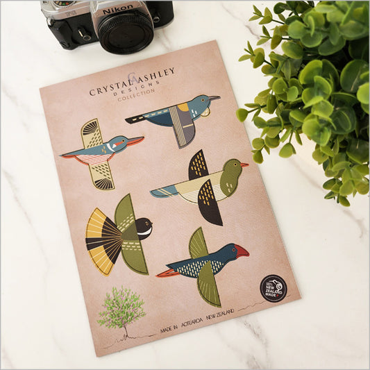 Pop out Folk Birds Set - gonepottynz