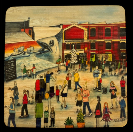 Bamboo Coaster | Vogel St | Bridget Paape - gonepottynz