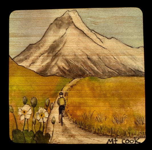 Bamboo Coaster | Mt Cook | Bridget Paape - gonepottynz