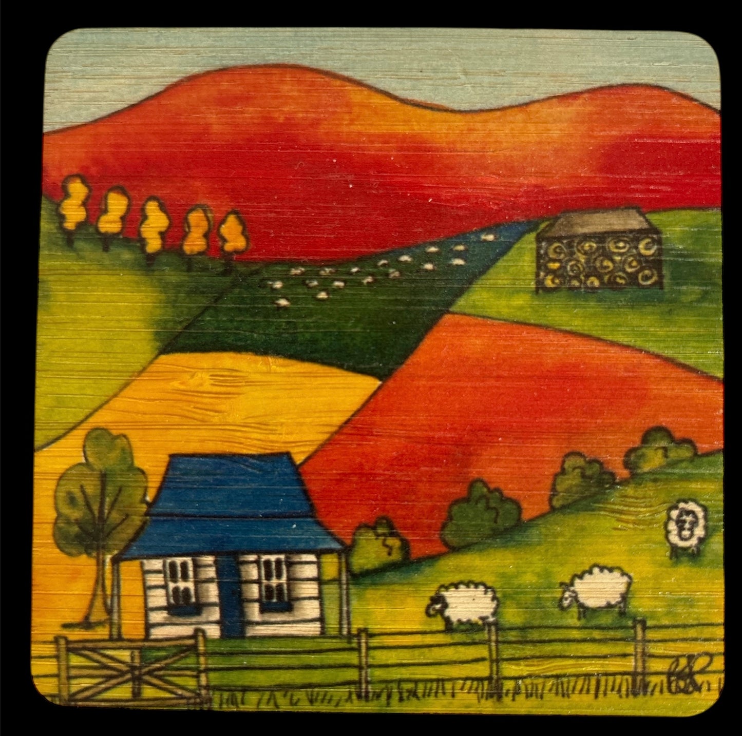 Bamboo Coaster | Cottage | Bridget Paape