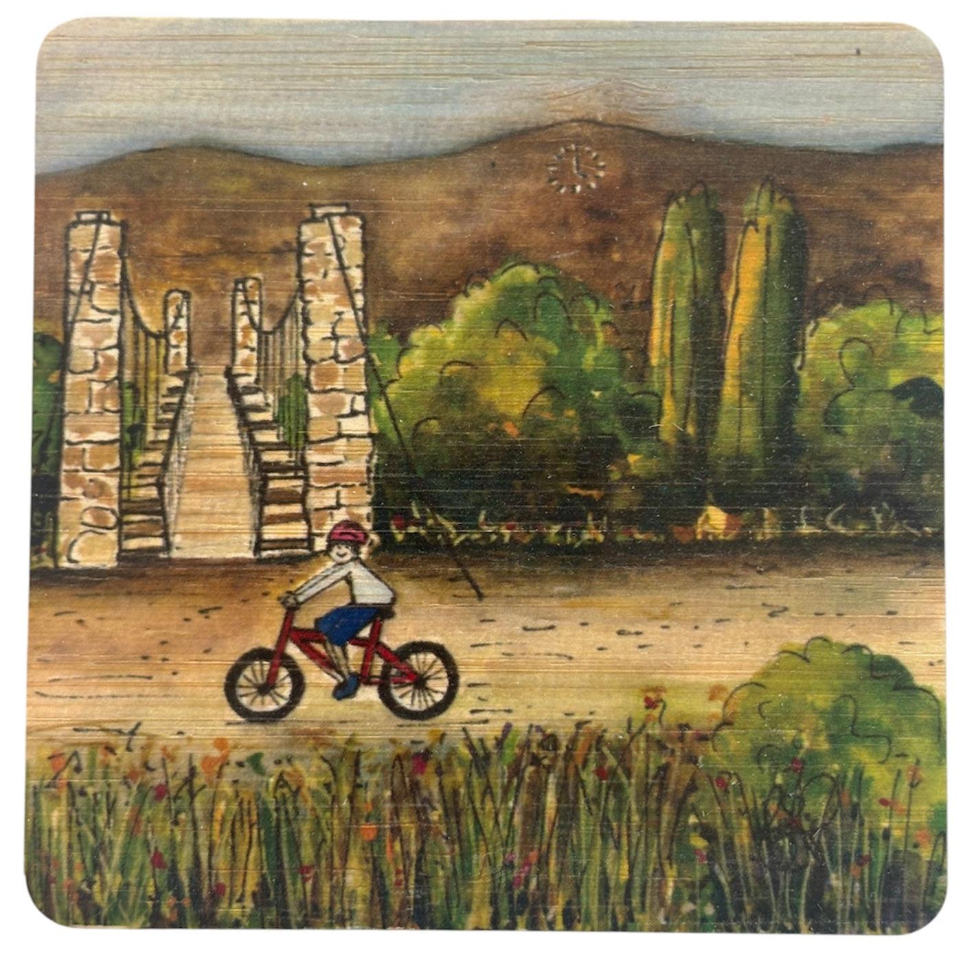 Alexandra bamboo coaster