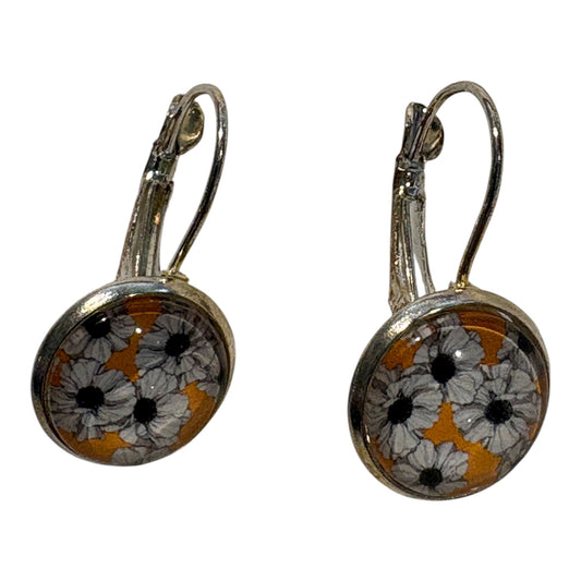 earrings - daisy yellow - gonepottynz