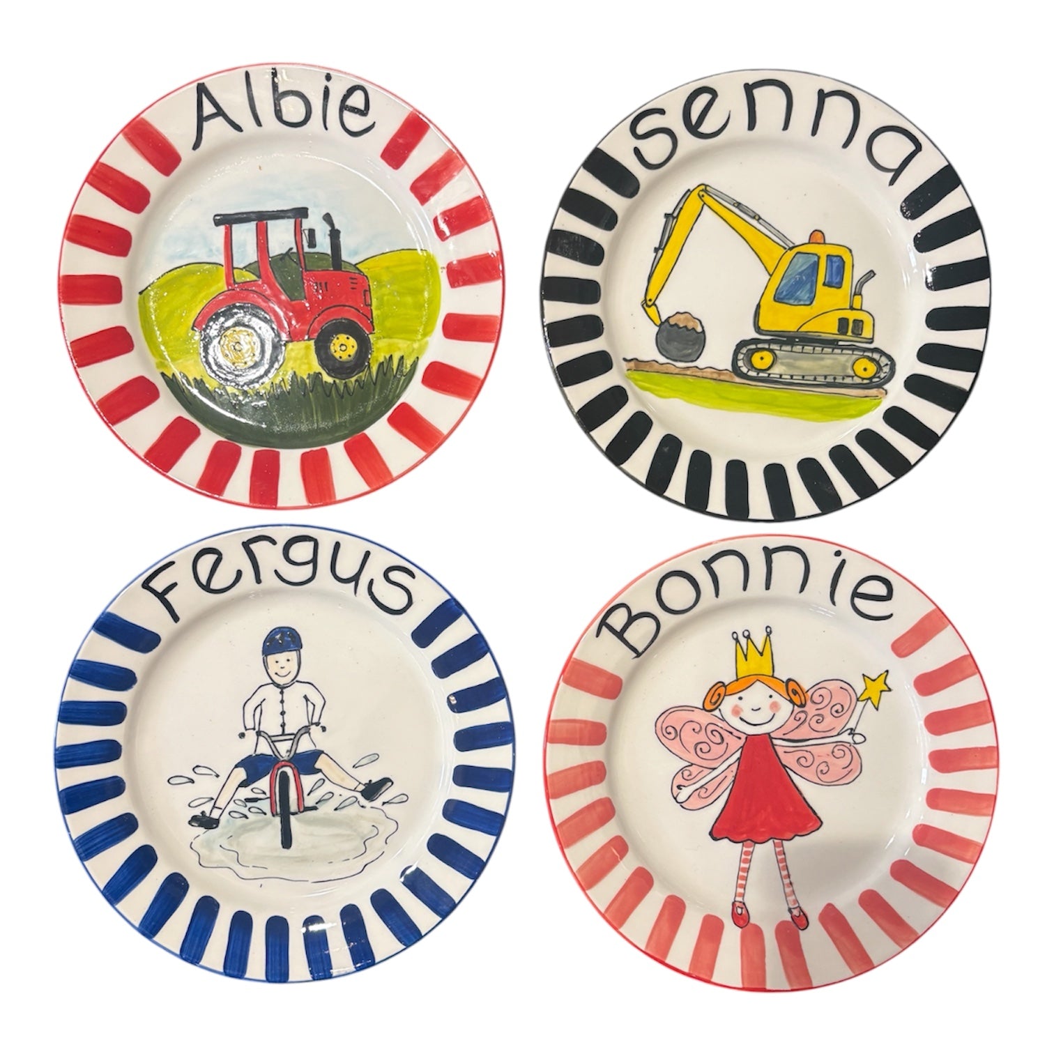 Ceramic | Personalised Dinner Plates - gonepottynz