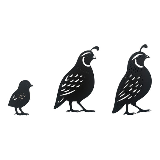 Quail set of 3 - gonepottynz