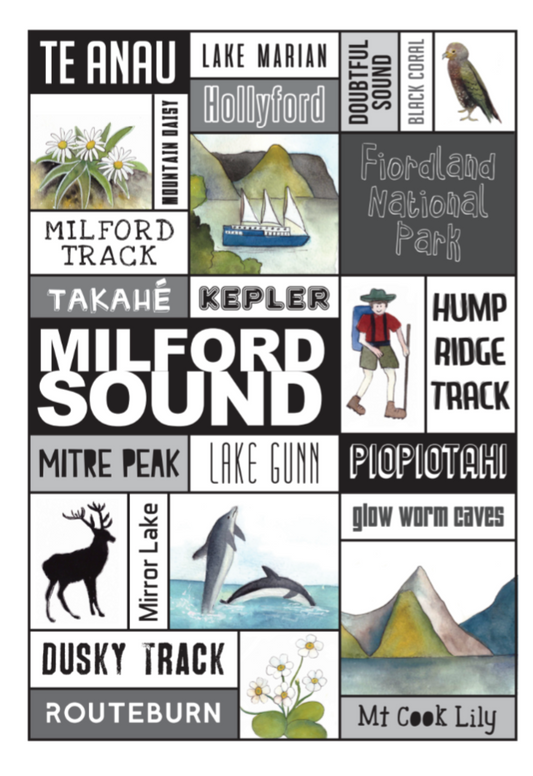 Millford Sound Teatowel - gonepottynz