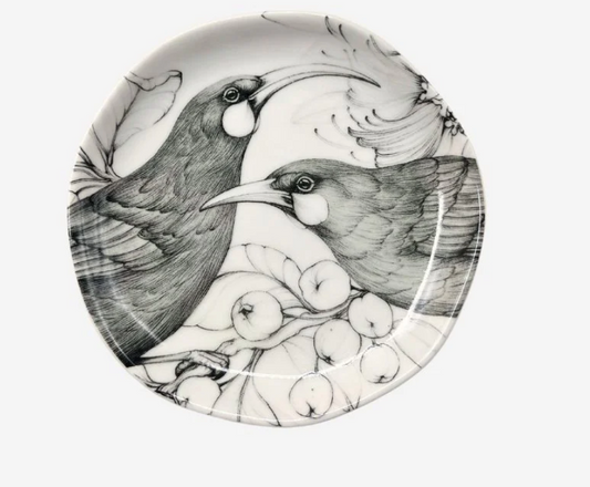 Trinket Dish - Our Sacred Huia Katy Hayward - gonepottynz