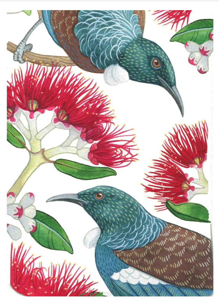 Lens Cloth | Wolfkamp & Stone | Pohutukawa & Tuis - gonepottynz