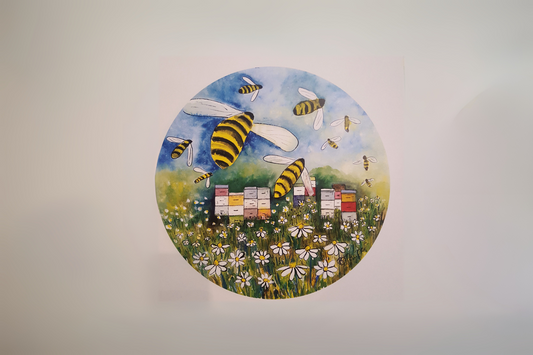 Art Print | Busy bees | Bridget Paape