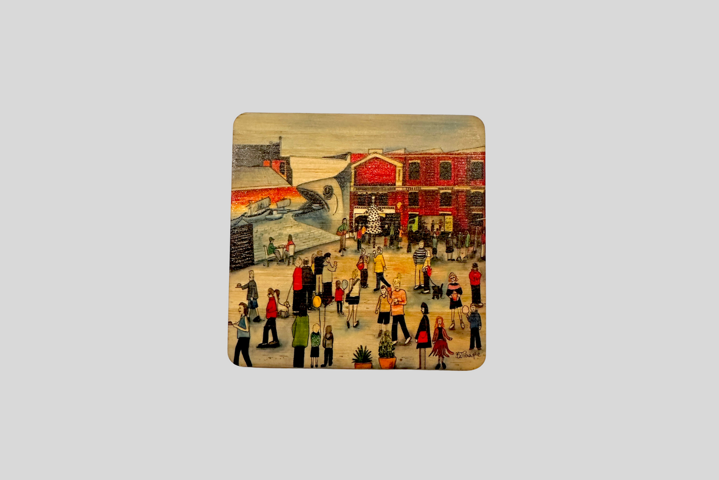 Bamboo Coaster | Tractor | Bridget Paape