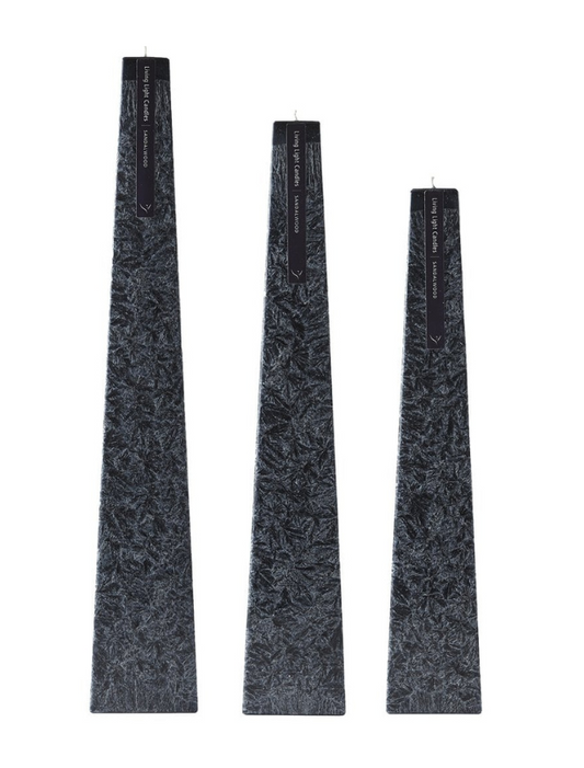 Living Light | Icicle Candles | Black - gonepottynz