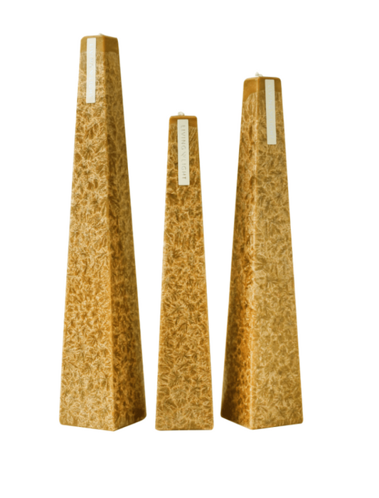 Living Light | Icicle Candles | Mustard - gonepottynz