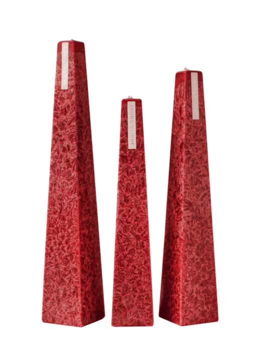 Living Light | Icicle Candles | Red - gonepottynz