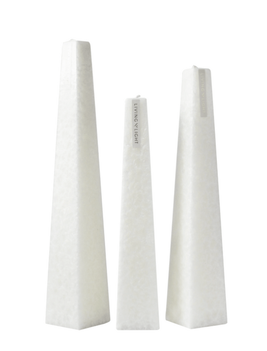 Living Light | Icicle Candles | White - gonepottynz
