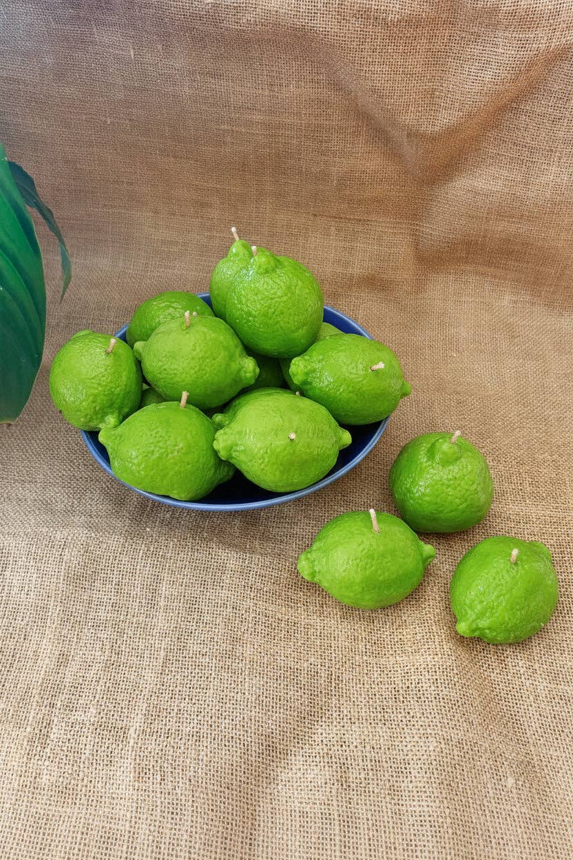 Lime Shaped Scented Candle